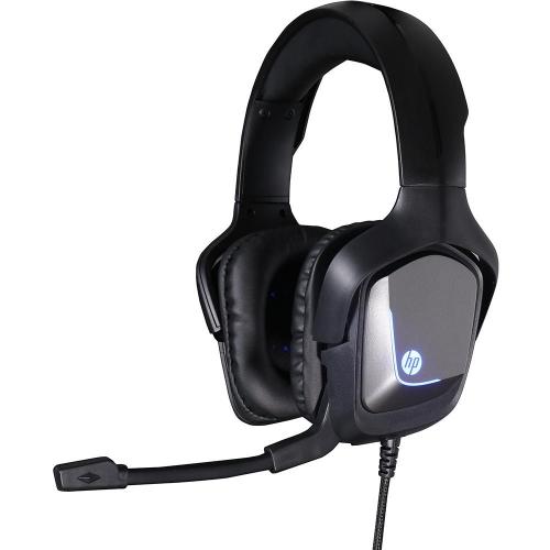 Fone Headset Gamer P3 LED Azul H220 Preto HP
