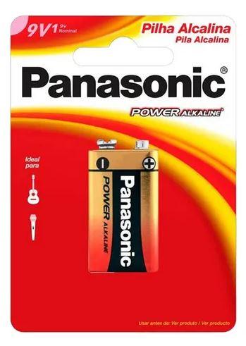 Bateria 9V Alcalina Panasonic