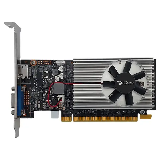 Carte Graphique GT210 1Go DDR3 - PCI-E 2.0, Sorties VGA + DVI, Pour Bureautique Ou écran Supplémentaire