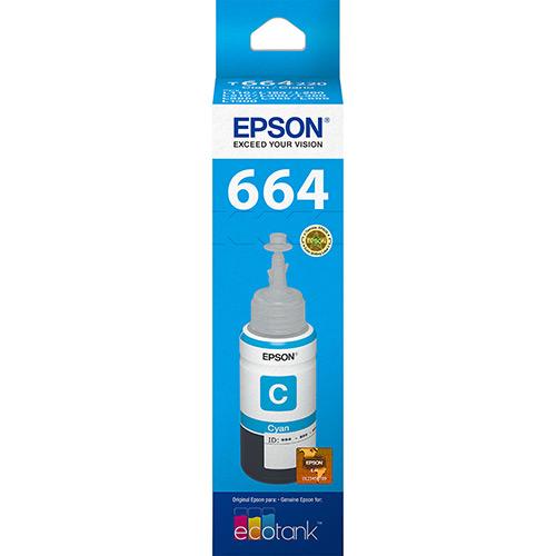 Refil de Tinta 70 ml T664220 Ciano P/L210/L355
