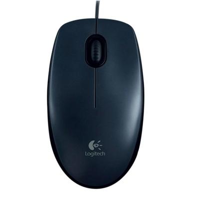 Mouse Óptico Logitech USB M90 Preto