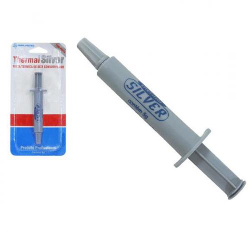 Pasta Térmica 5g Silver em Seringa Implastec