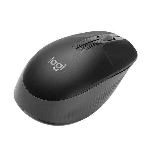 Mouse Wireless M-190 Preto/Cinza Logitech
