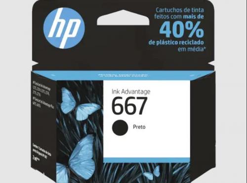 Cartucho 667 Preto HP