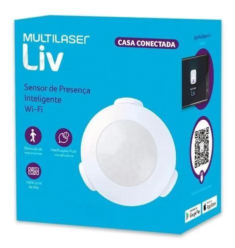 Sensor Presença Inteligente Wi-Fi SE230 Multilaser