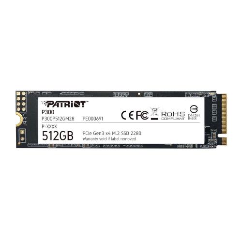 SSD 512GB NVMe M.2 P300 Patriot