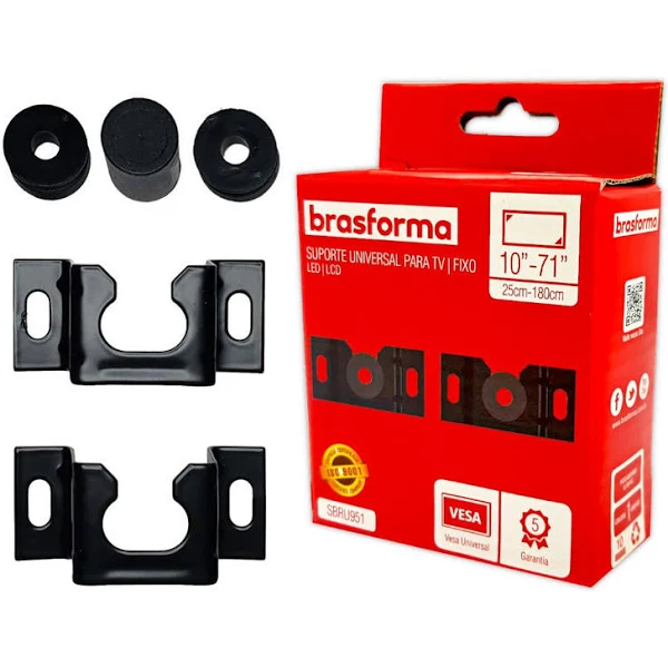 Suporte p/ TV Fixo Universal 10" a 71" Brasforma
