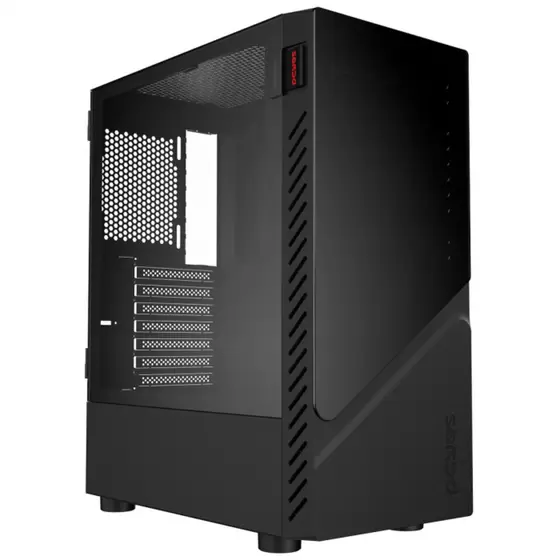 Gabinete Gamer Set Black Vulcan PCYes