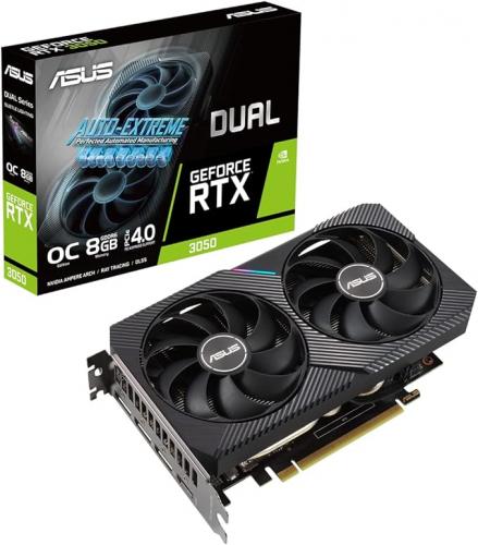 Placa de Video 6GB DDR6 96 Bits PCI-E 4.0 RTX3050 Asus