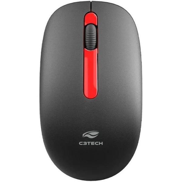 Mouse Wireless M-W15RBK Preto C3 Tech