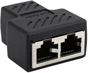 Adaptador Duplicador Cabo de Rede Cat5/Cat6 Fêmea