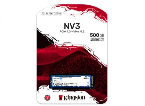 SSD 500GB NVMe M.2 2280  SNV3S/500G Kingston